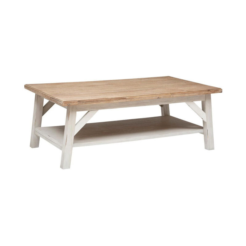 Table Basse en Bois "Olbia" 120cm Blanc