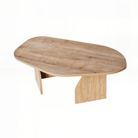 Table basse en bois "Rock" 100 x 60 x 35 cm - Chêne saphir