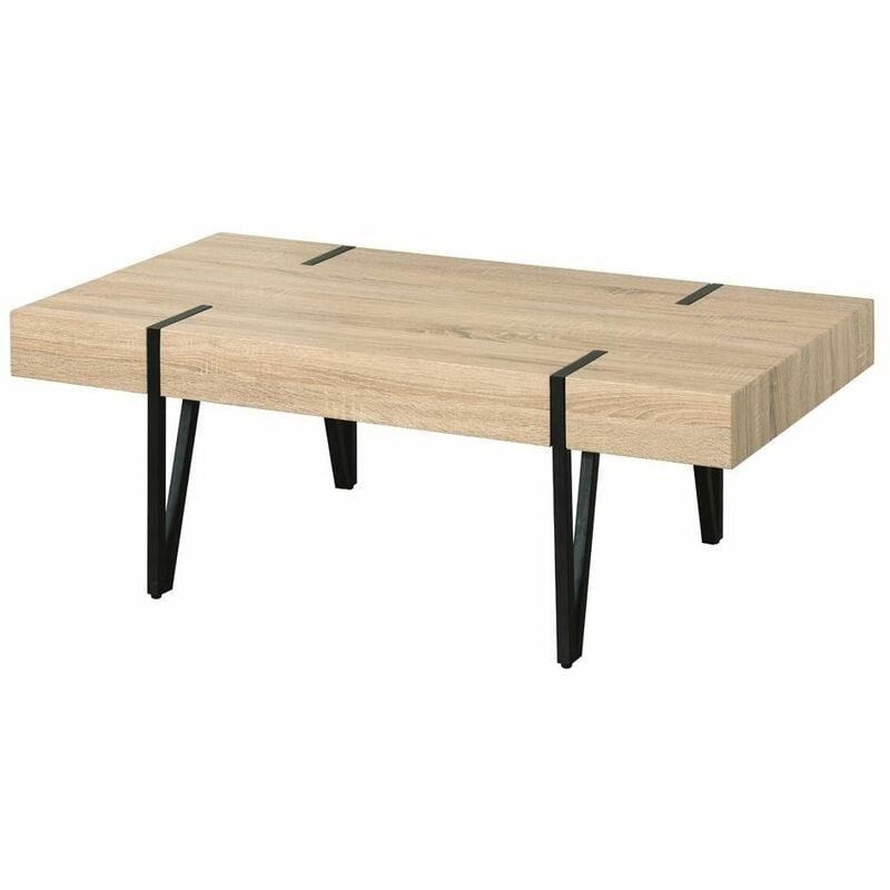 Table basse en chêne Sonoma 110 cm (largeur) x 40 cm (hauteur) x 60 cm (profondeur)