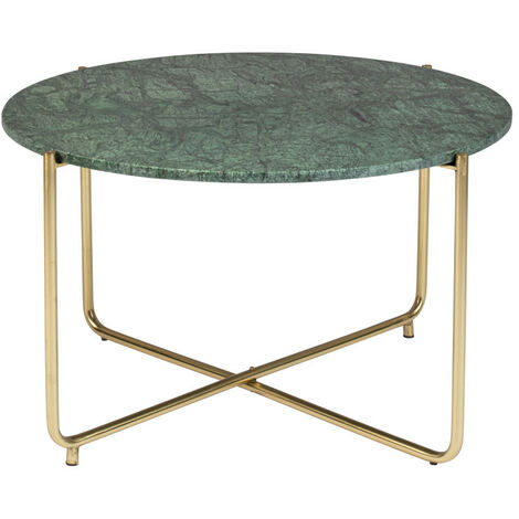 Table basse en marbre ø70cm - Vert - TIMPA