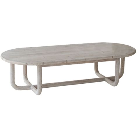 Table basse en pin recyclé