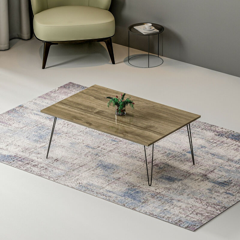 Azura Home Design - Table basse ESCA chêne