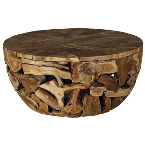 Table basse exotique bois de teck CANADA