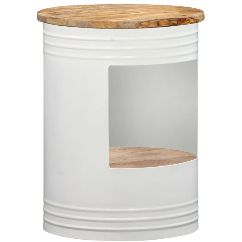 Vidaxl table basse 43x55 cm bois de manguier solide 287488