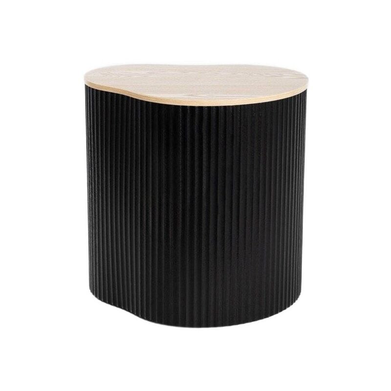 Table basse GEBO noir 47x37x47,5 cm 710773