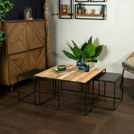 Table basse gigogne carrée DUMAI