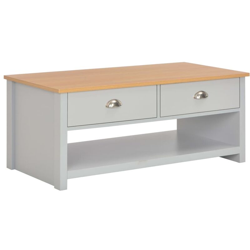 Vidaxl - Table Basse Gris 100x50x42 cm