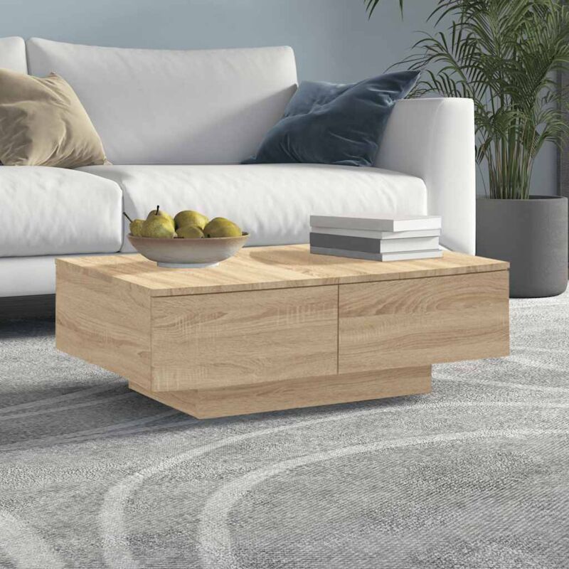 Vidaxl - Table basse Chêne sonoma 90x60x31 cm Aggloméré