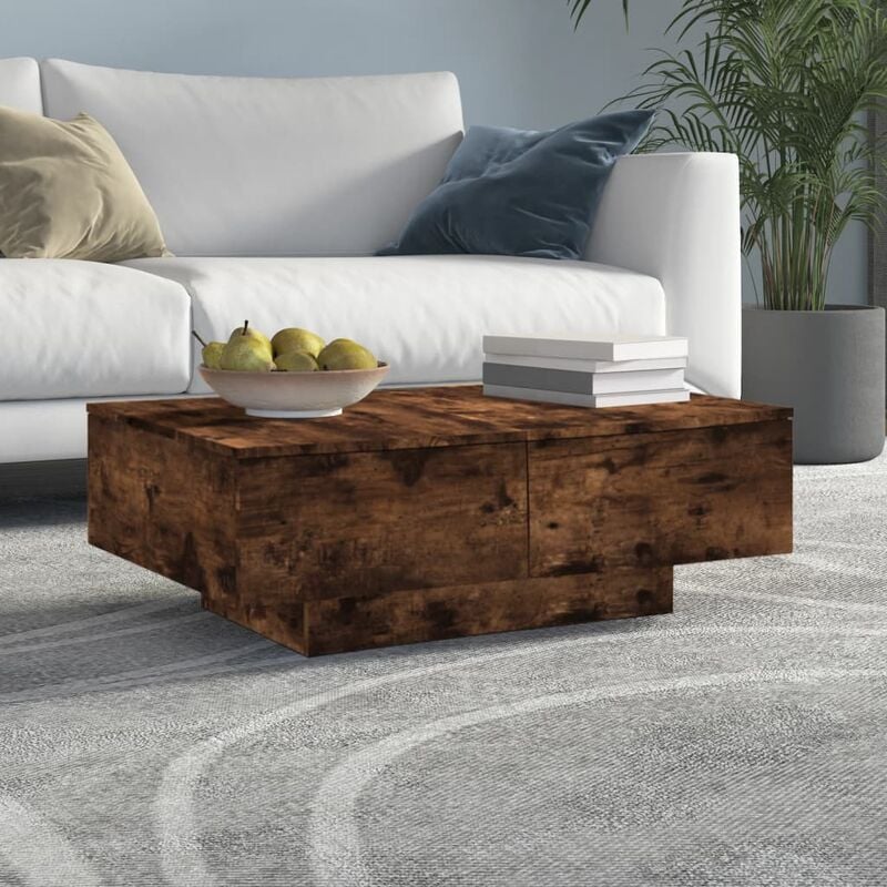 Vidaxl - Table basse Chêne fumé 90x60x31 cm Bois d'ingénierie