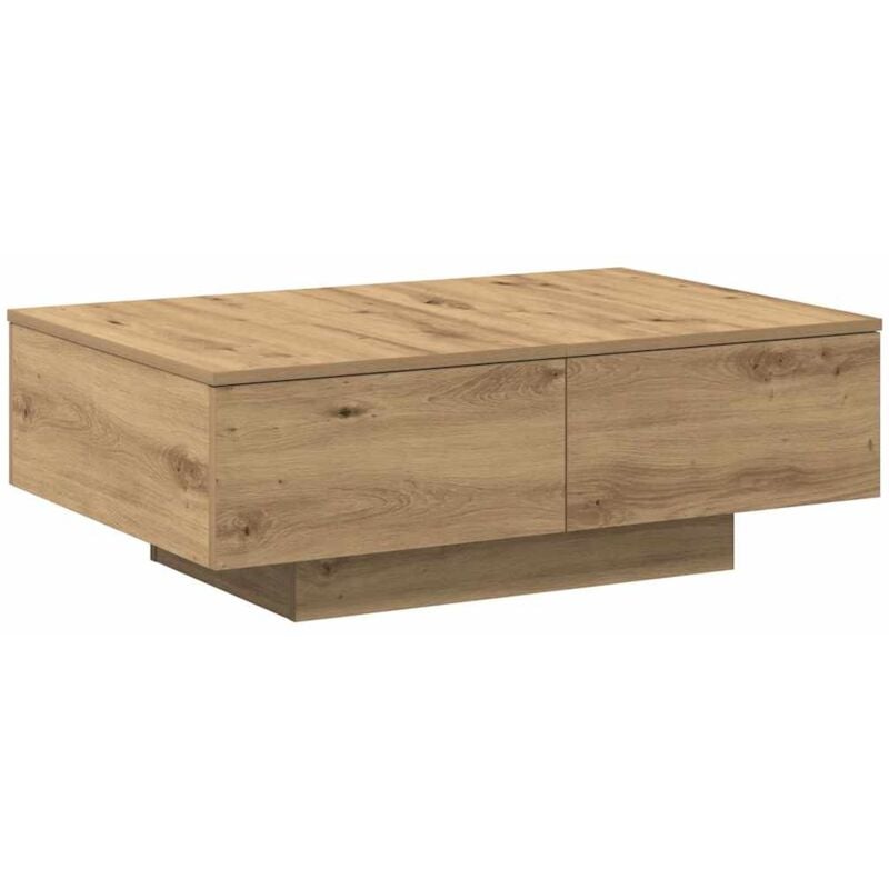 Vidaxl - Table basse chêne artisanal 90x60x31 cm bois d'ingénierie