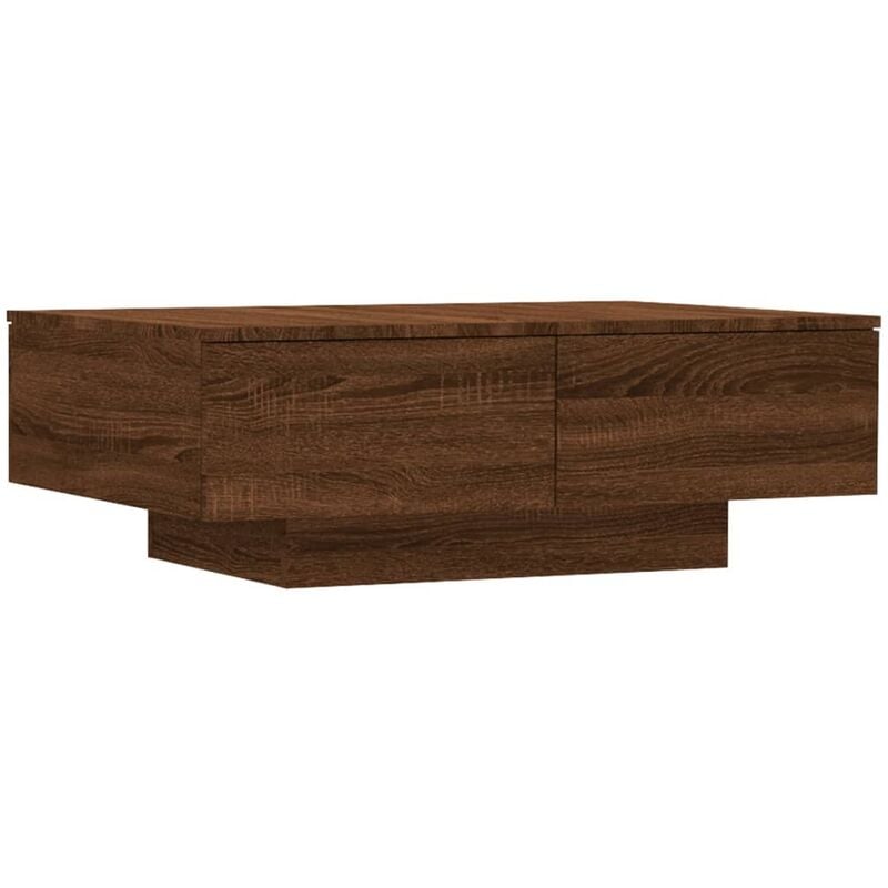 Vidaxl - Table basse Chêne marron 90x60x31 cm Bois d'ingénierie