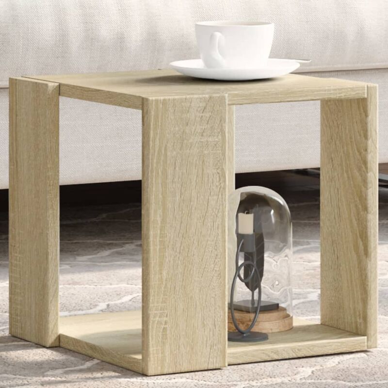 Vidaxl - Table basse chêne sonoma 32x32x30 cm bois d'ingénierie