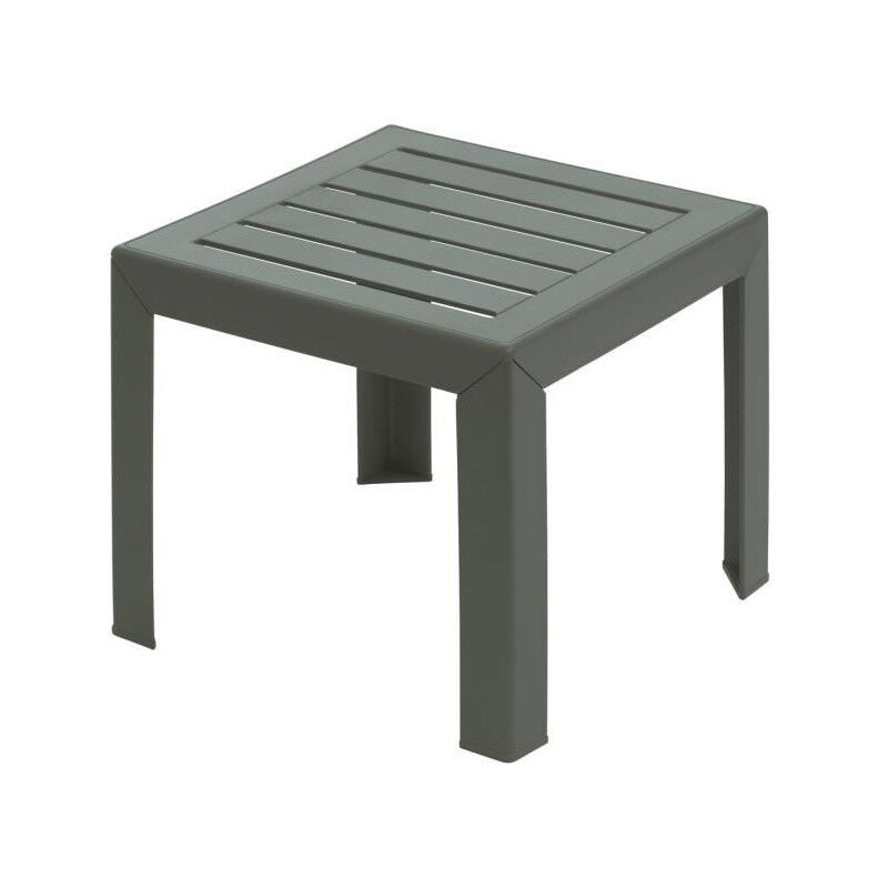 Grosfillex - Table basse Miami - Forest green - 40x40 - Résine