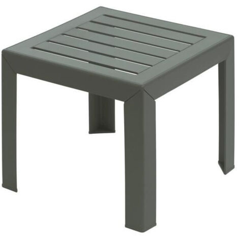 Table basse - GROSFILLEX - Miami - Vert forêt - 40x40 - Résine