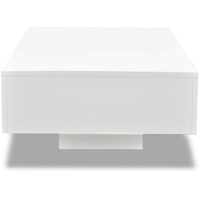 Blanche Table Basse Brillance Haute Blanche Haute Brillance Table Basse zVpMSU