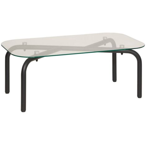 Table basse Hecate noir 110x60cm - Atmosphera créateur d'intérieur