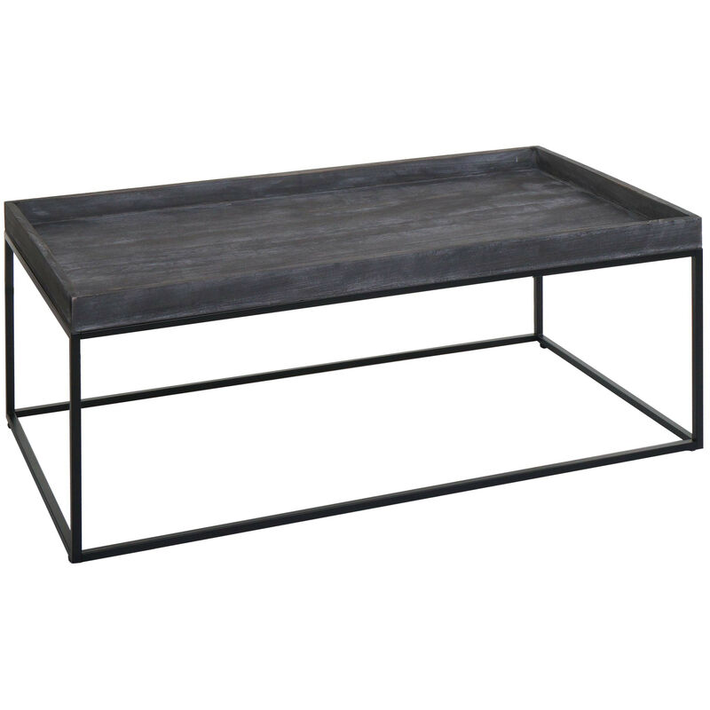 Table basse HWC-K71 - table basse table d'appoint - bois