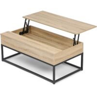 IDarket - Table Basse Extensible relevable en Table à anger
