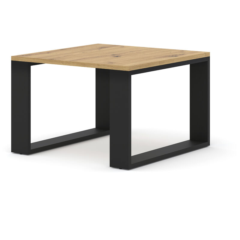 Table basse LUCA 60x60 cm chêne artisanal