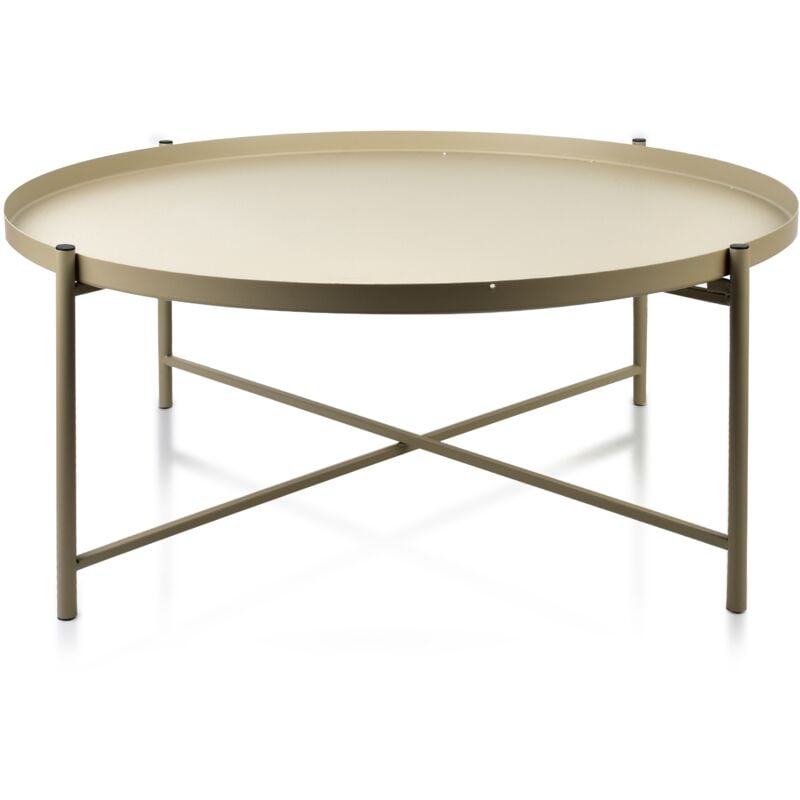 Table basse LUCAS BEIGE 76,50xh32cm