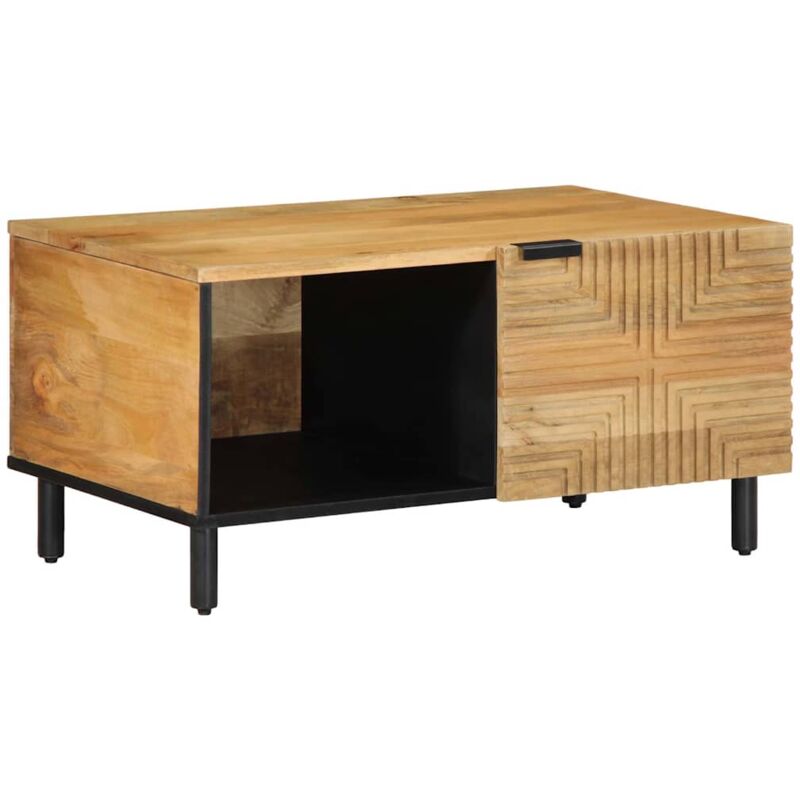 Vidaxl - Table basse marron 80x50x40 cm bois de manguier massif