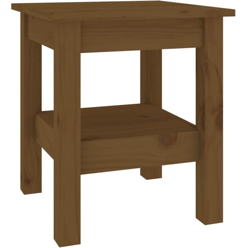 Vidaxl - Table basse Marron miel 35x35x40 cm Bois massif de pin