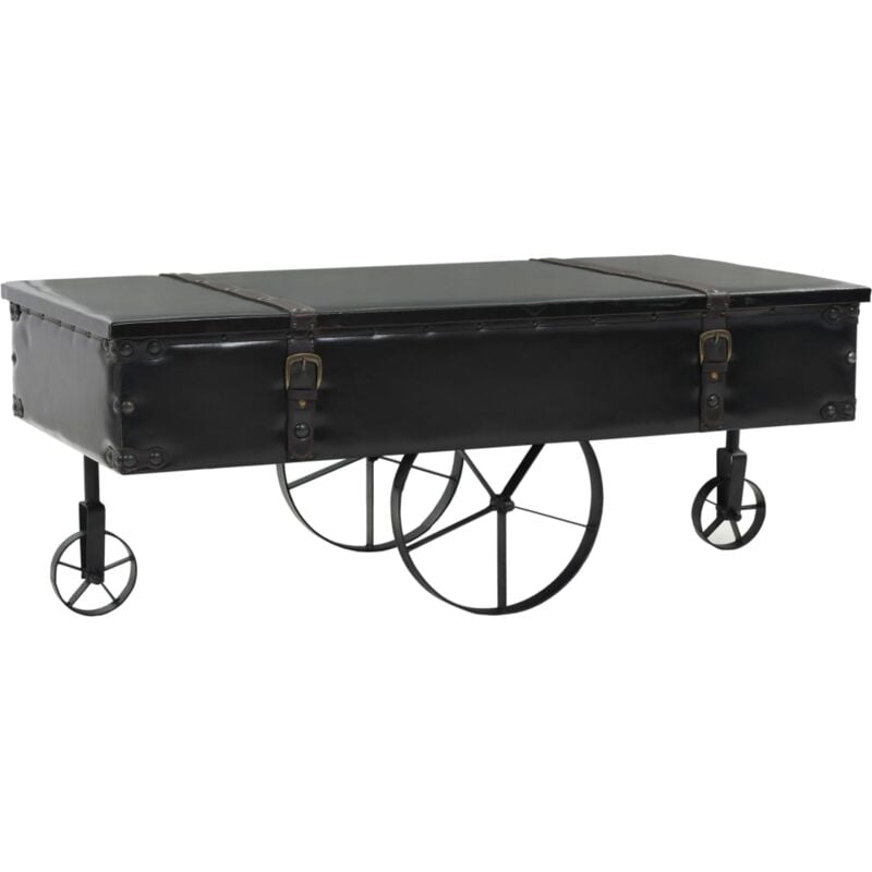 Table basse MDF et bois de sapin 110x55x43 cm vidaXL