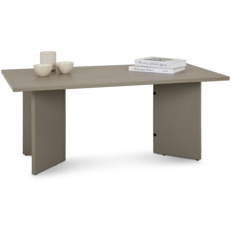 Table basse MESA, en pin massif - Gris