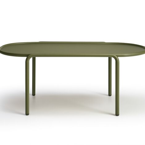 Table basse métal outdoor indoor, 77 x 40 x H30 cm