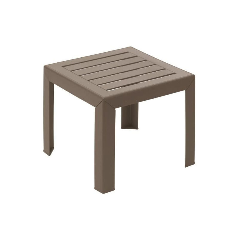 Table basse Miami 40x40cm taupe