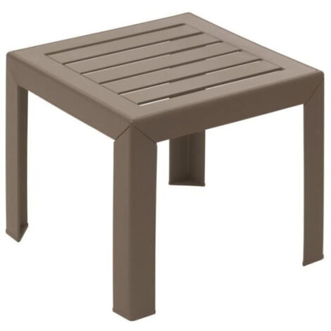 Table  basse Miami 40x40cm taupe