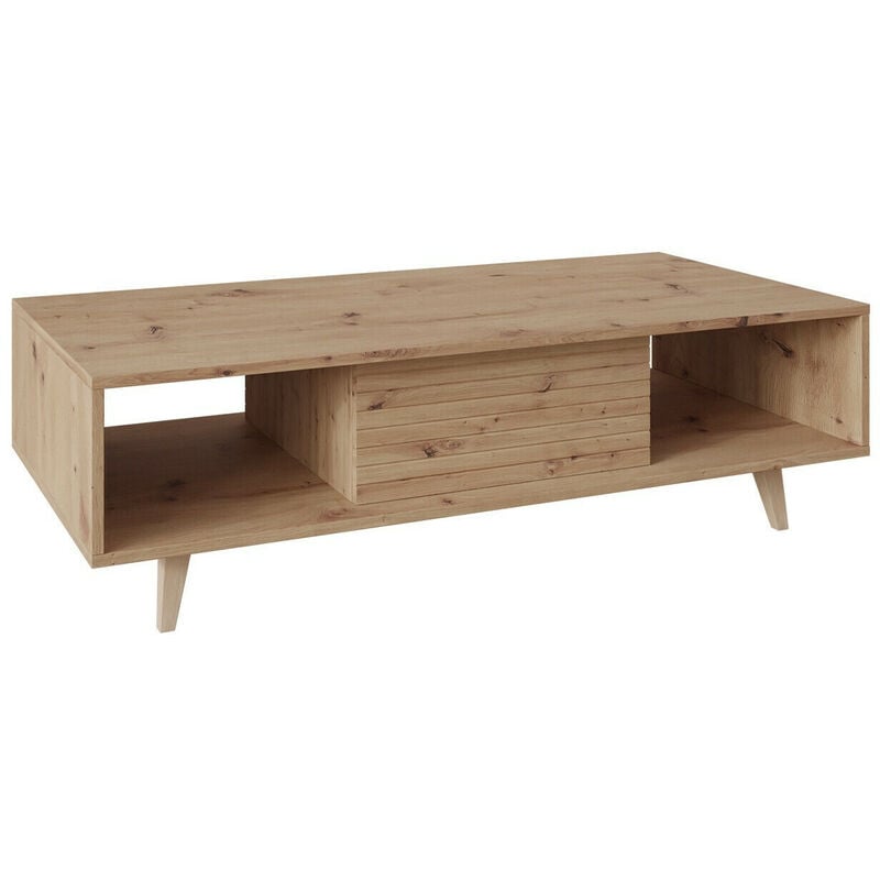 Mobilier1 - Table basse Comfivo Romtori 104 , 36x60x120cm, Diamètre: 0, Stratifié, Angulaire