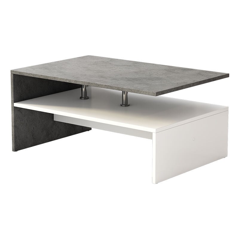 Table basse Mike, Béton, 90 x 60 cm, Vicco