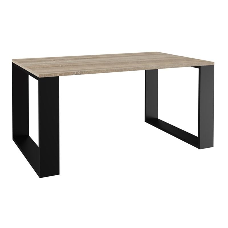Table basse moderne modern sonoma, noir