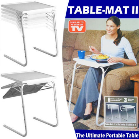 Table Basse Multiusage Réglable Pliante Gain De Place Pour Canapé Et Lit