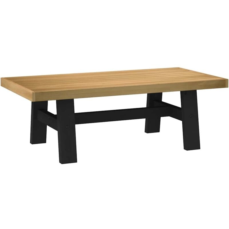 Vidaxl - Table basse noain pieds en forme de a 120x60x40 cm massif pin