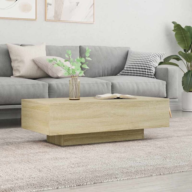 Vidaxl - Table basse chêne sonoma 100x49,5x31 cm bois d'ingénierie