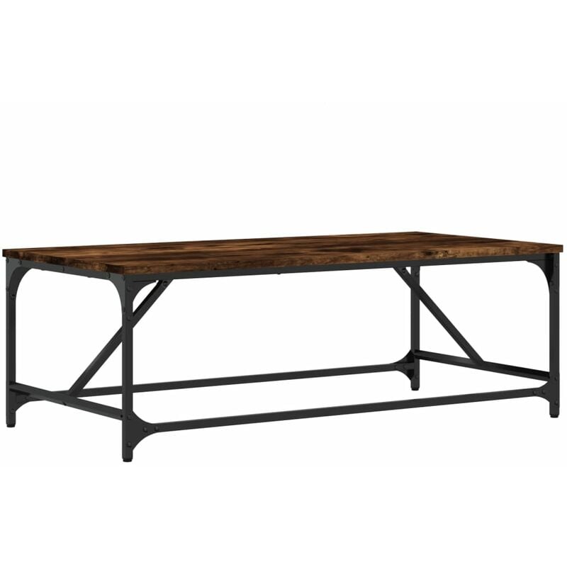 Vidaxl - Table basse Chêne fumé 100x50x35 cm Bois d'ingénierie