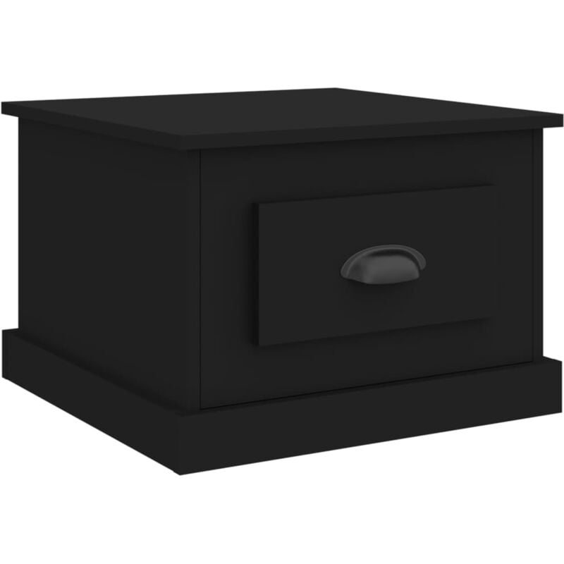 Vidaxl - Table basse Noir 50x50x35 cm Bois d'ingénierie