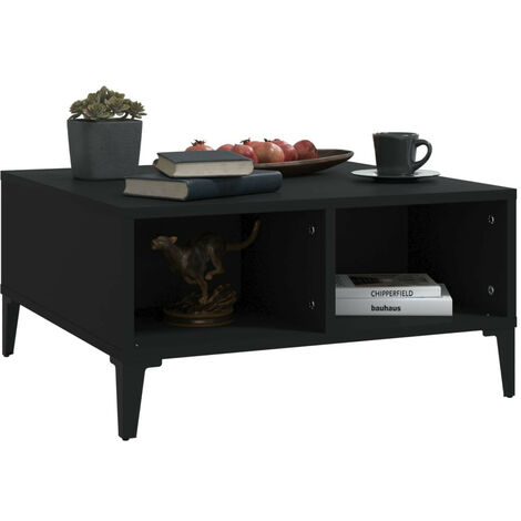 Table basse Noir 60x60x30 cm