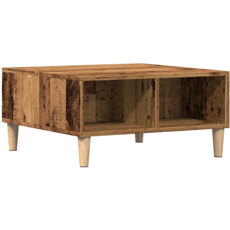 Vidaxl - Table basse vieux bois 60x60x30 cm bois d'ingénierie