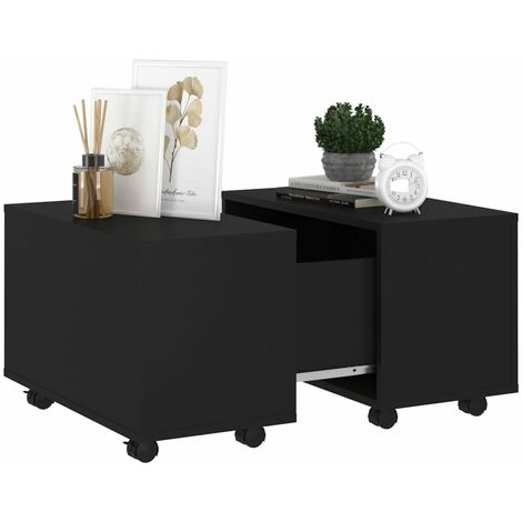 Table basse Noir 60x60x38