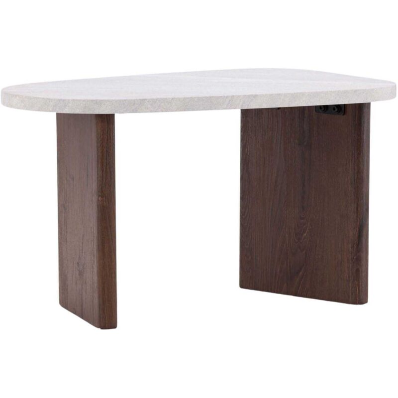 Venture Home Beistelltisch Ablagetisch, MDF, oval, niedrig, kompakt, wohnlich