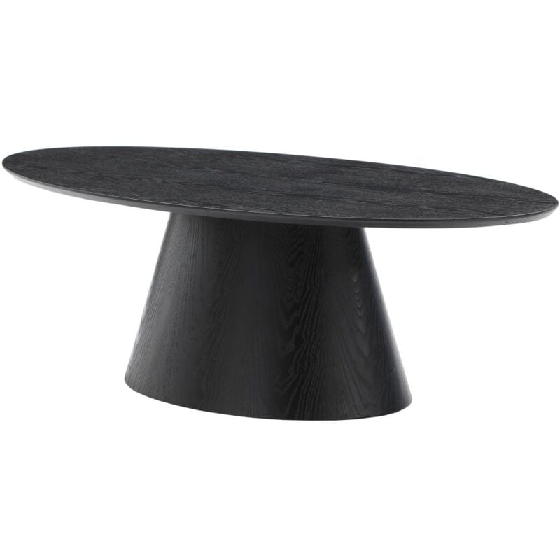Table basse placage frêne - Noir - antelada