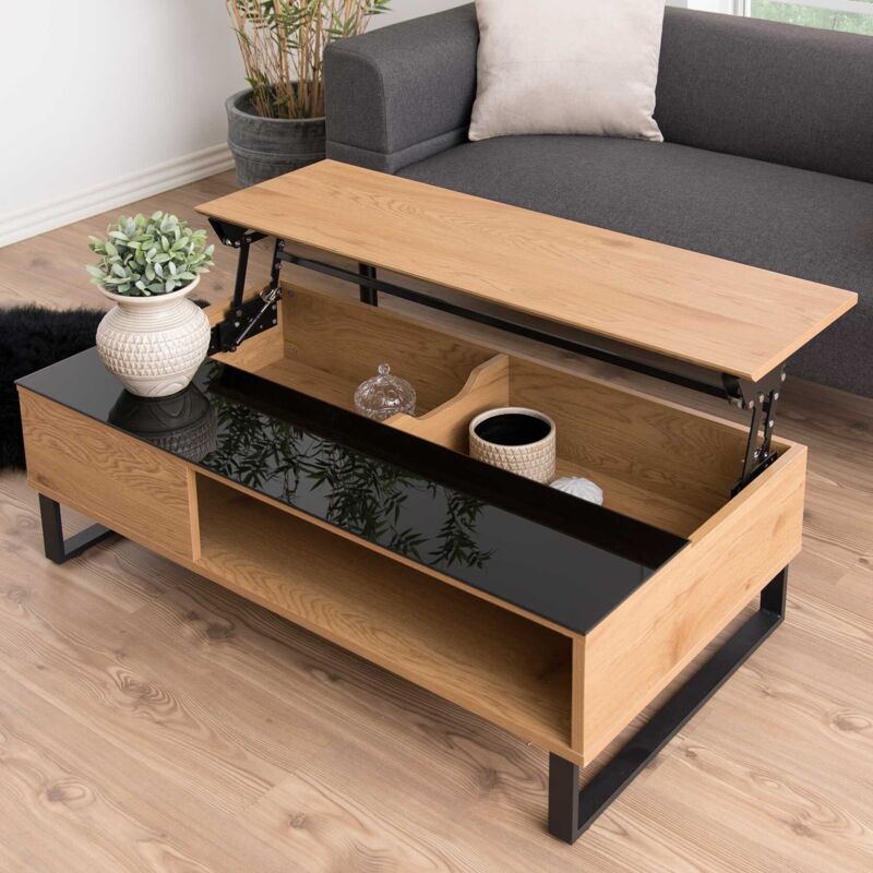 Table basse izzy 110cm - ch&ecirc;nenoir 0000074541