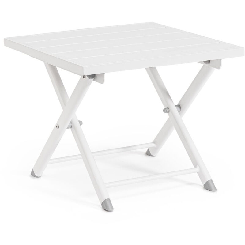 Table basse pliante de jardin en aluminium L44 - cabourg