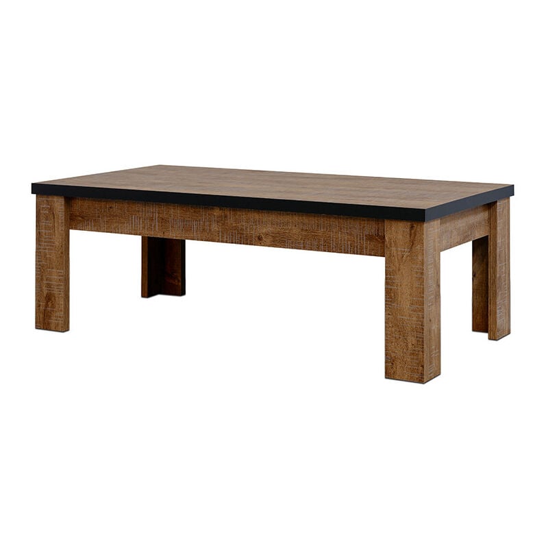 Table basse rectangulaire 120 cm Emie - Naturel