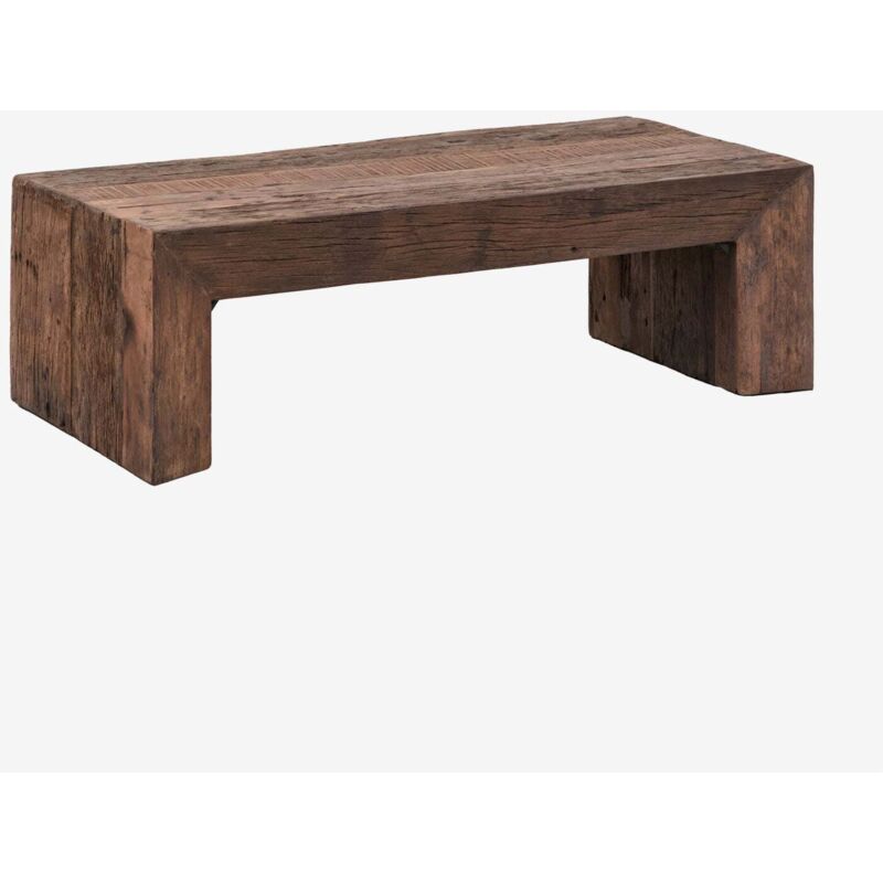 Table basse rectangulaire 120x60 cm en bois de Juvira recyclé SKLUM 120 x 60 cm