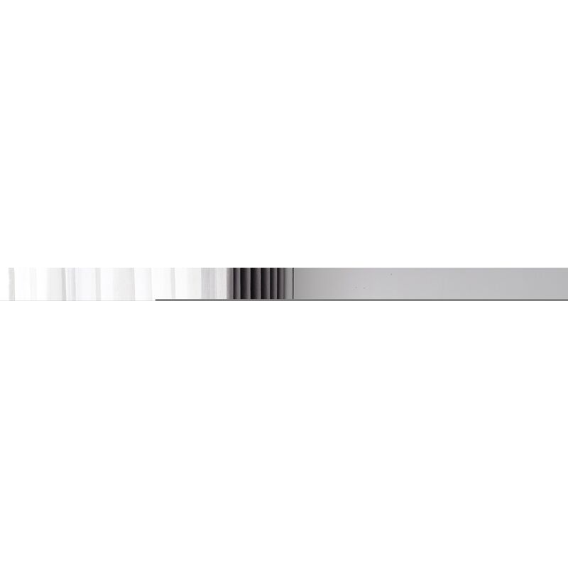 table basse rectangulaire amovible avec 2 tiroirs, roues universelles, a cafe salon, design minimaliste,100 x 40 55 cm, blanc