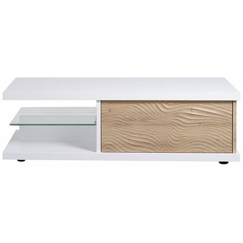 CALICOSY - Table basse 1 Tiroir large KARMA - Fabrication Française